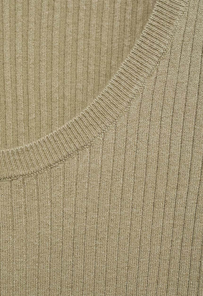 MANGO - Sweater Bamboleo - Beige/Khaki