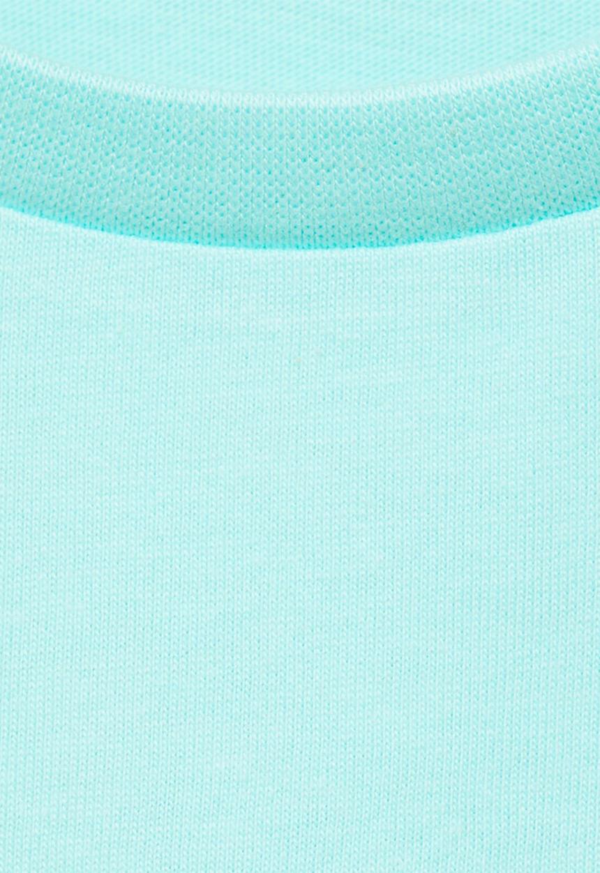 MANGO - T-shirt softb - turquoise aqua