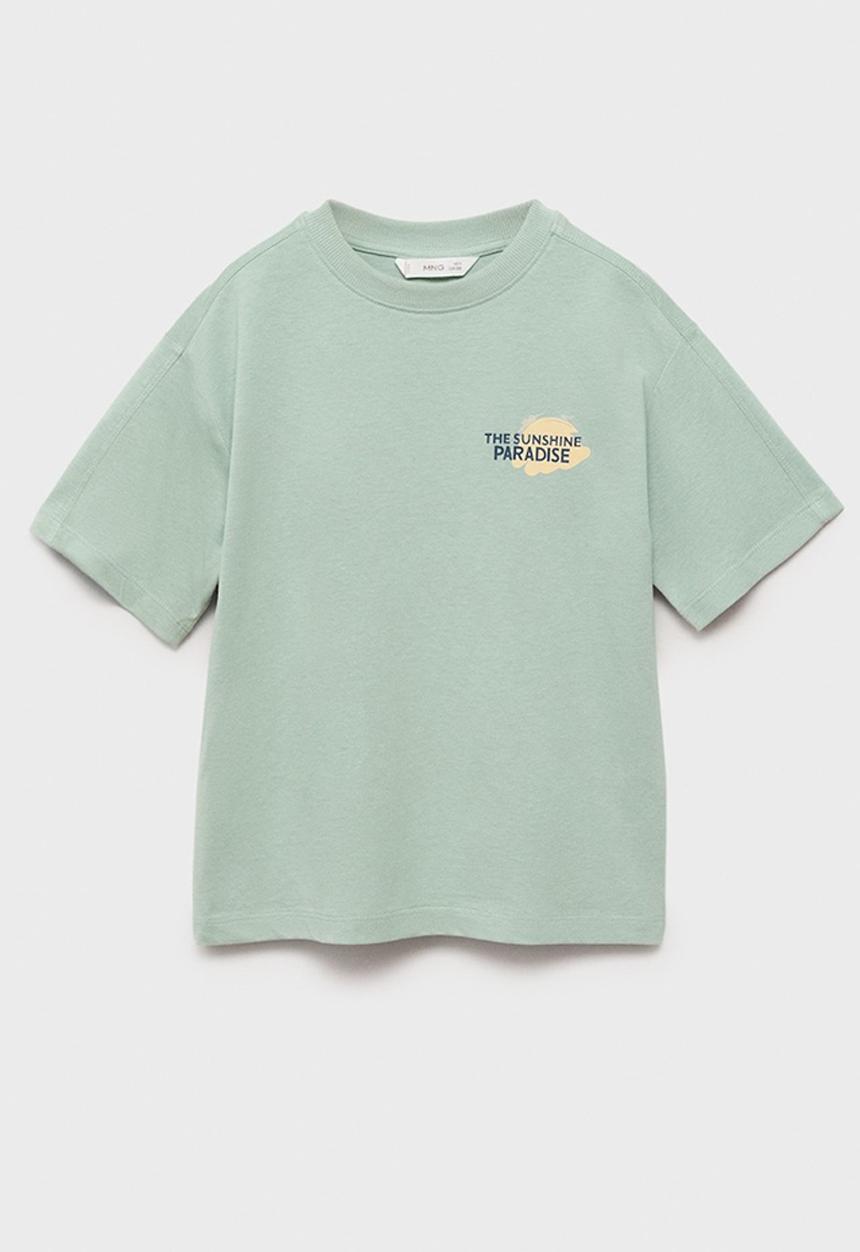 MANGO - T-shirt paradise - green