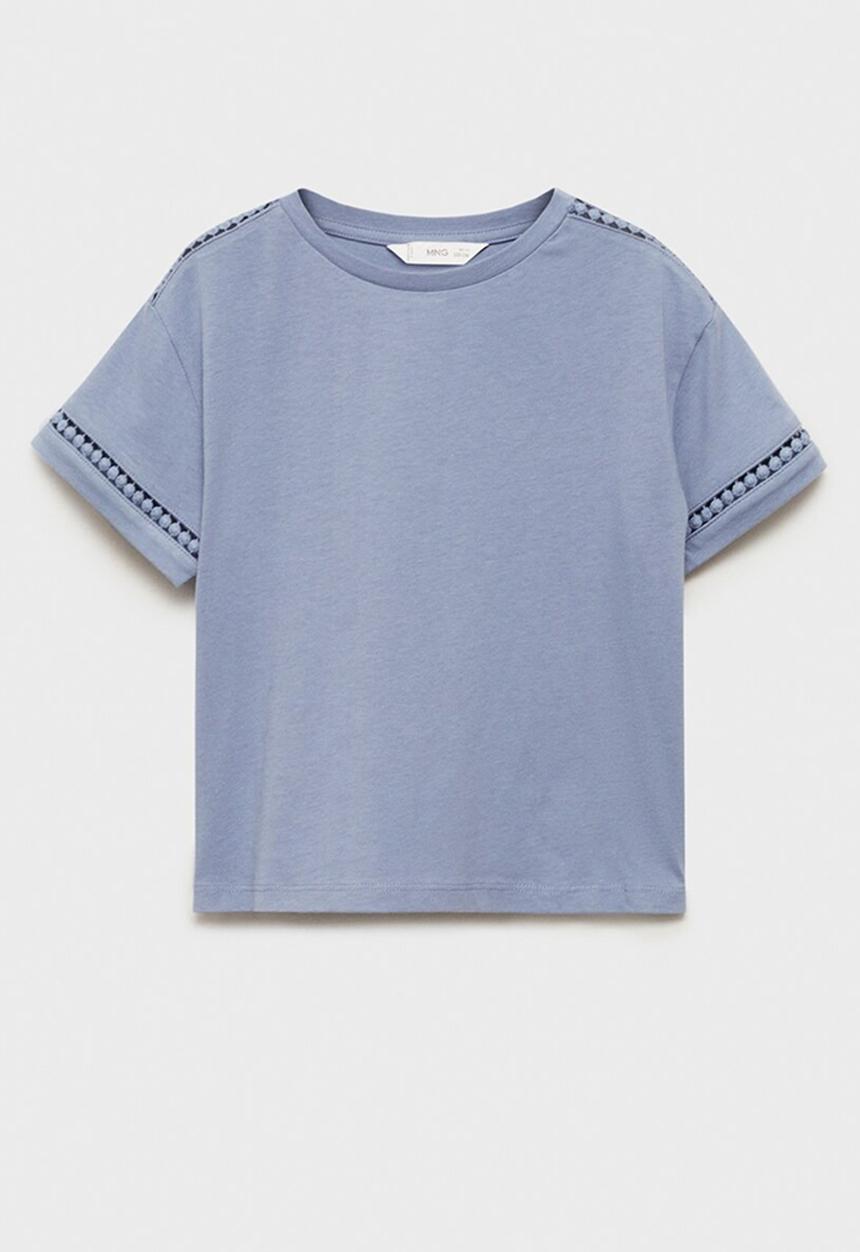 MANGO - T-shirt mina - dark blue