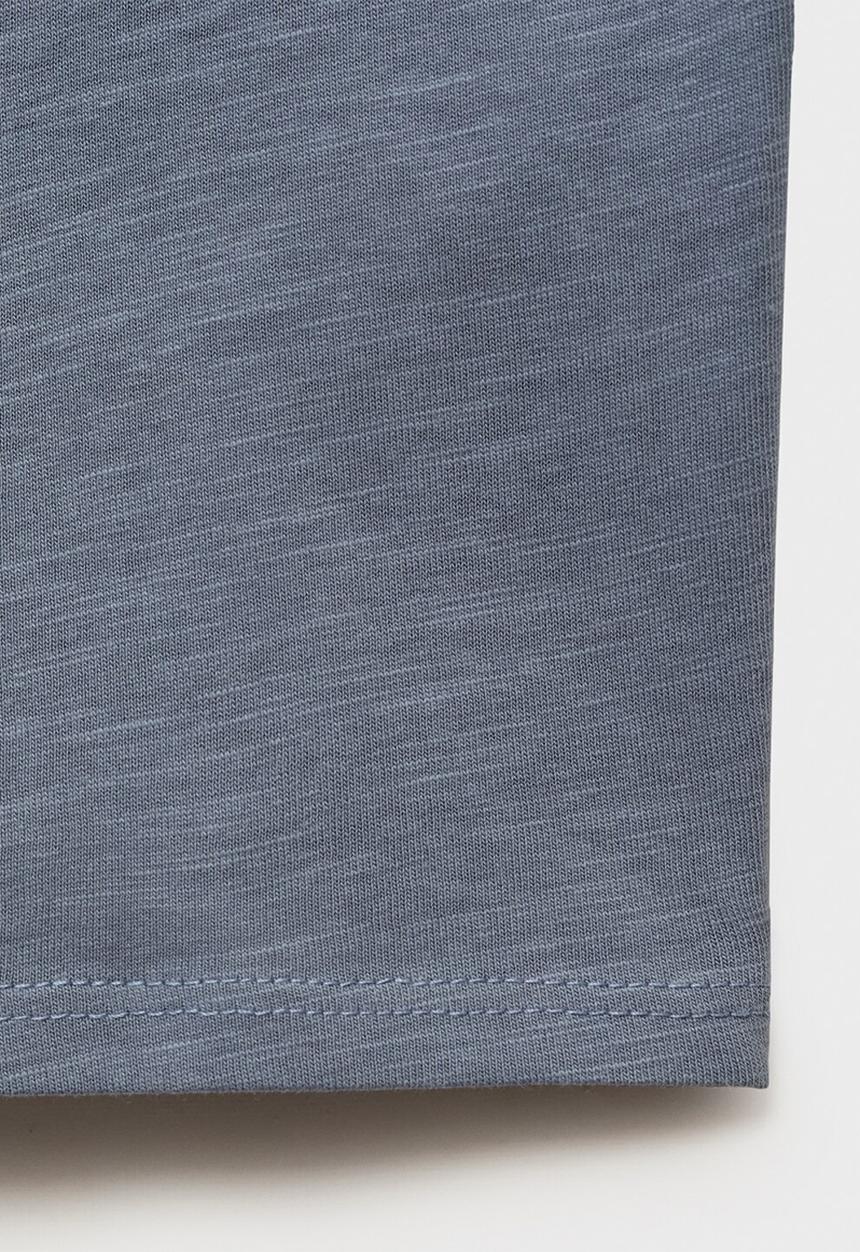MANGO - T-shirt paris - medium blue