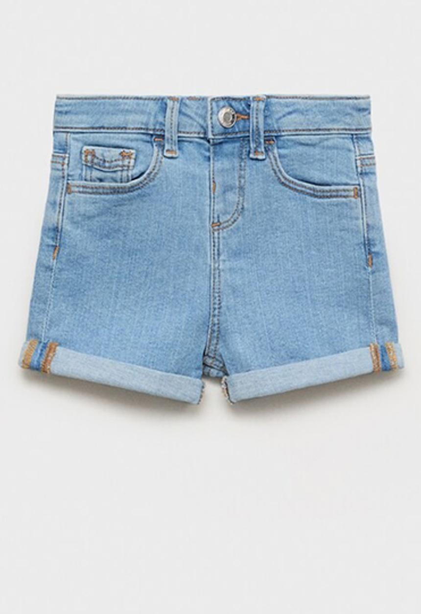 MANGO - Shorts chip - open blue