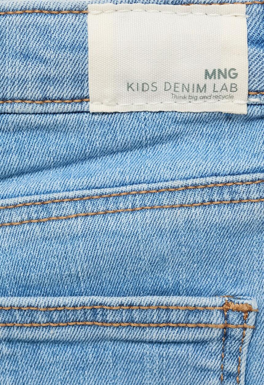 MANGO - Shorts chip - open blue