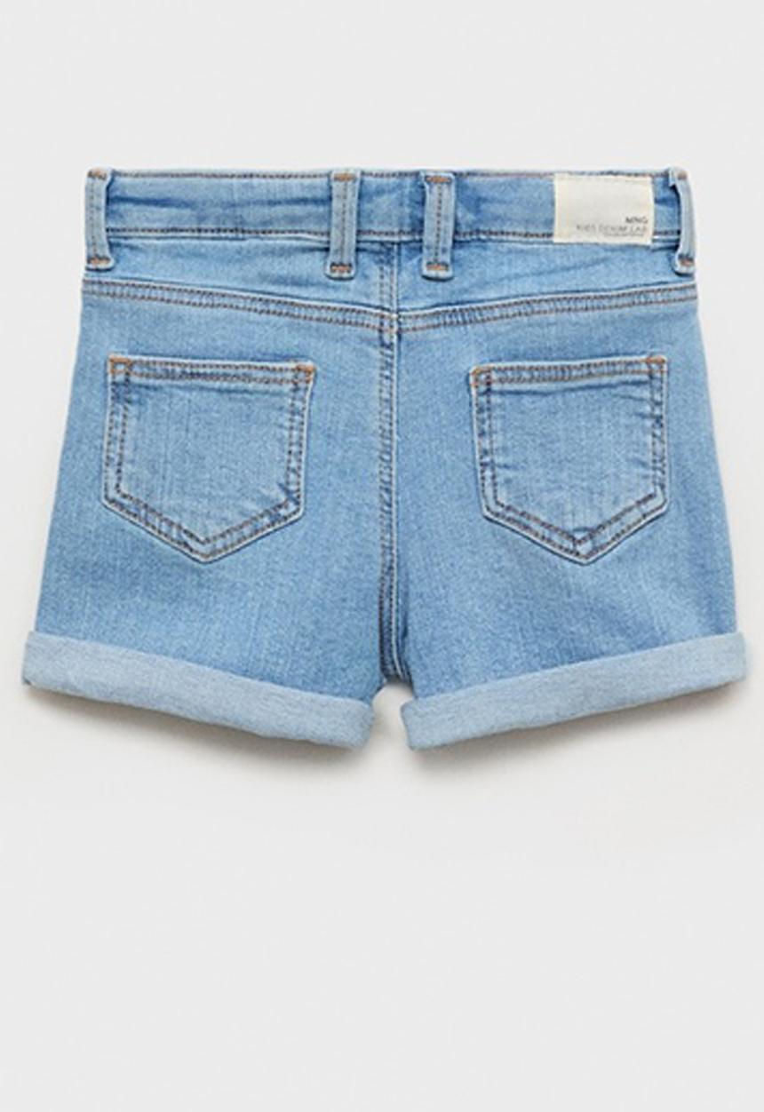 MANGO - Shorts chip - open blue