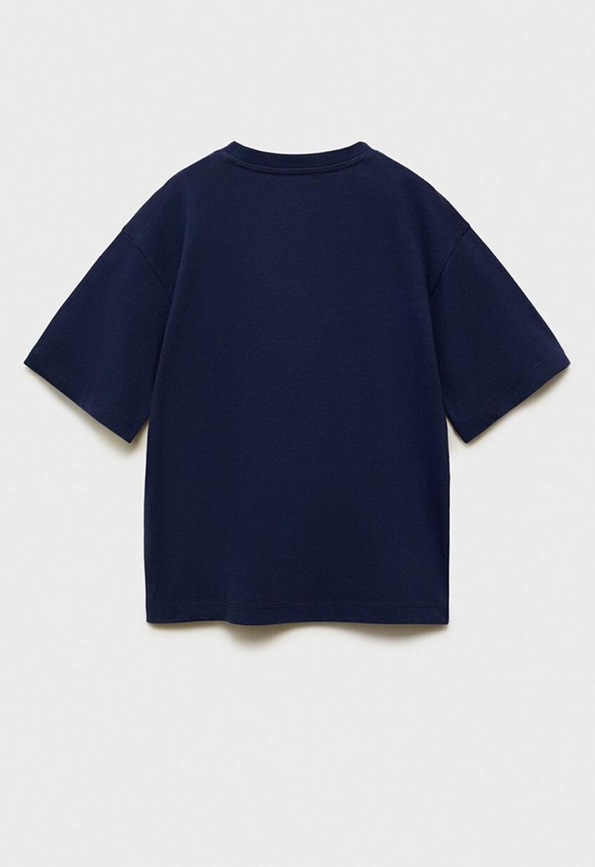 MANGO - T-shirt esen3 - navy