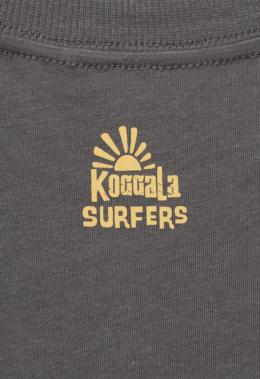 MANGO - T-shirt koggala - charcoal