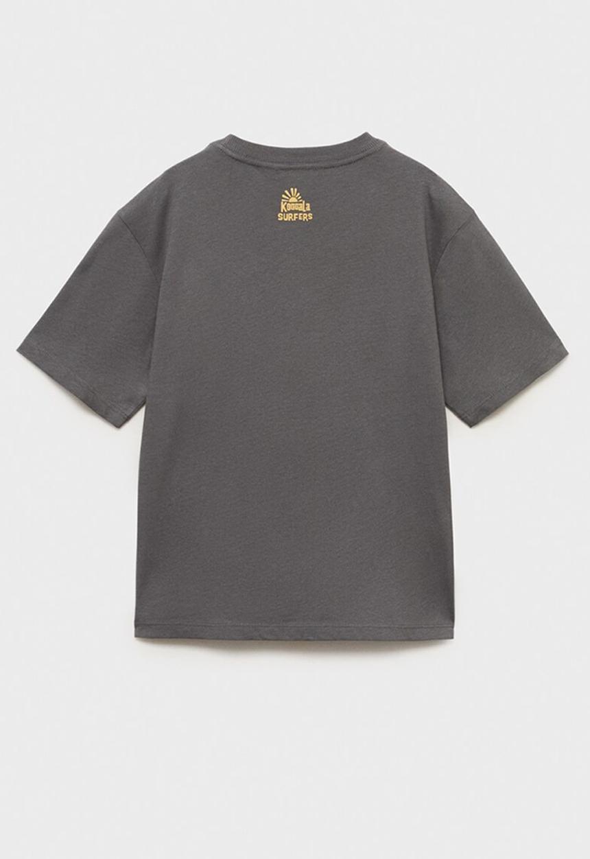 MANGO - T-shirt koggala - charcoal