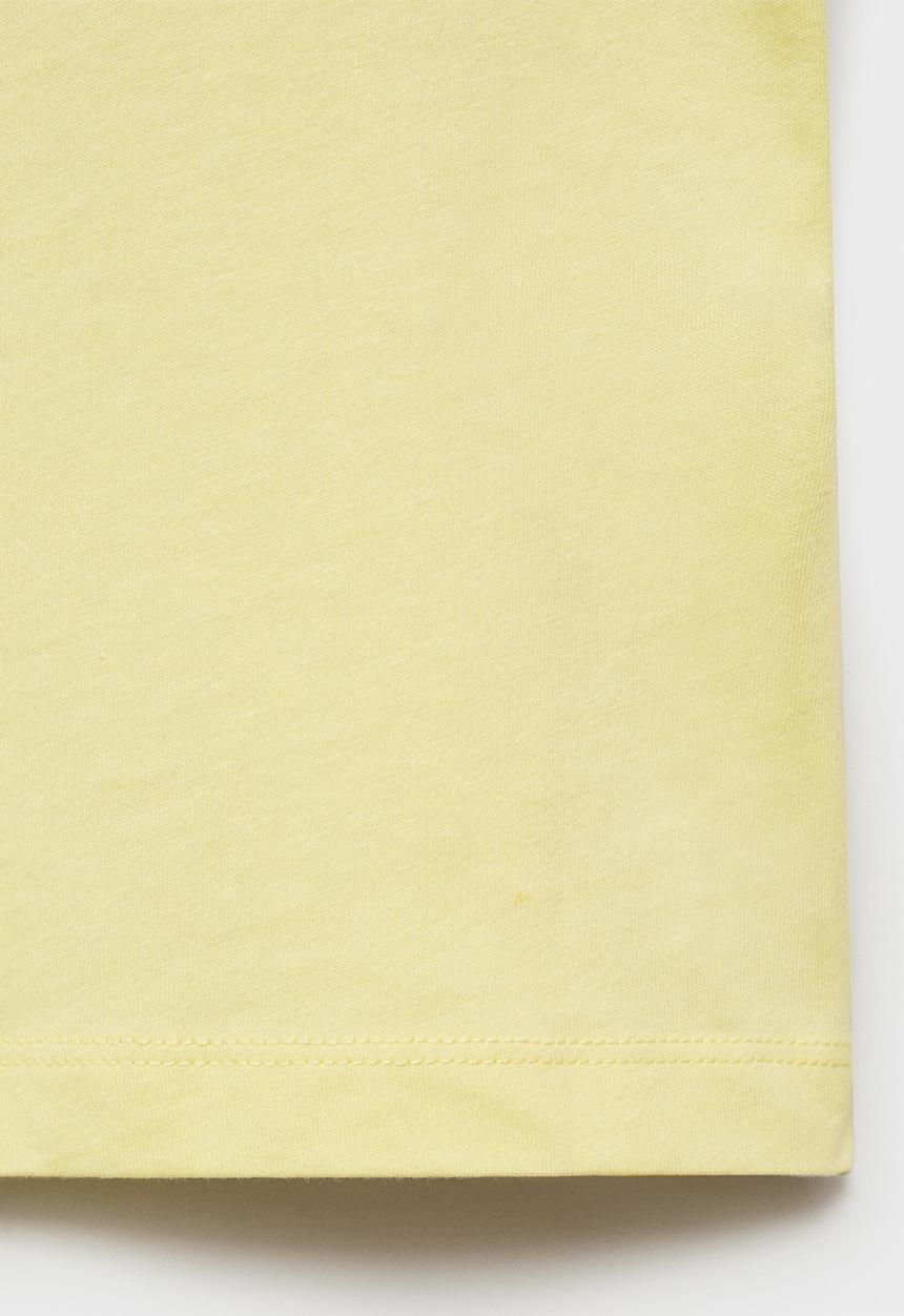 MANGO - T-shirt esen4 - yellow