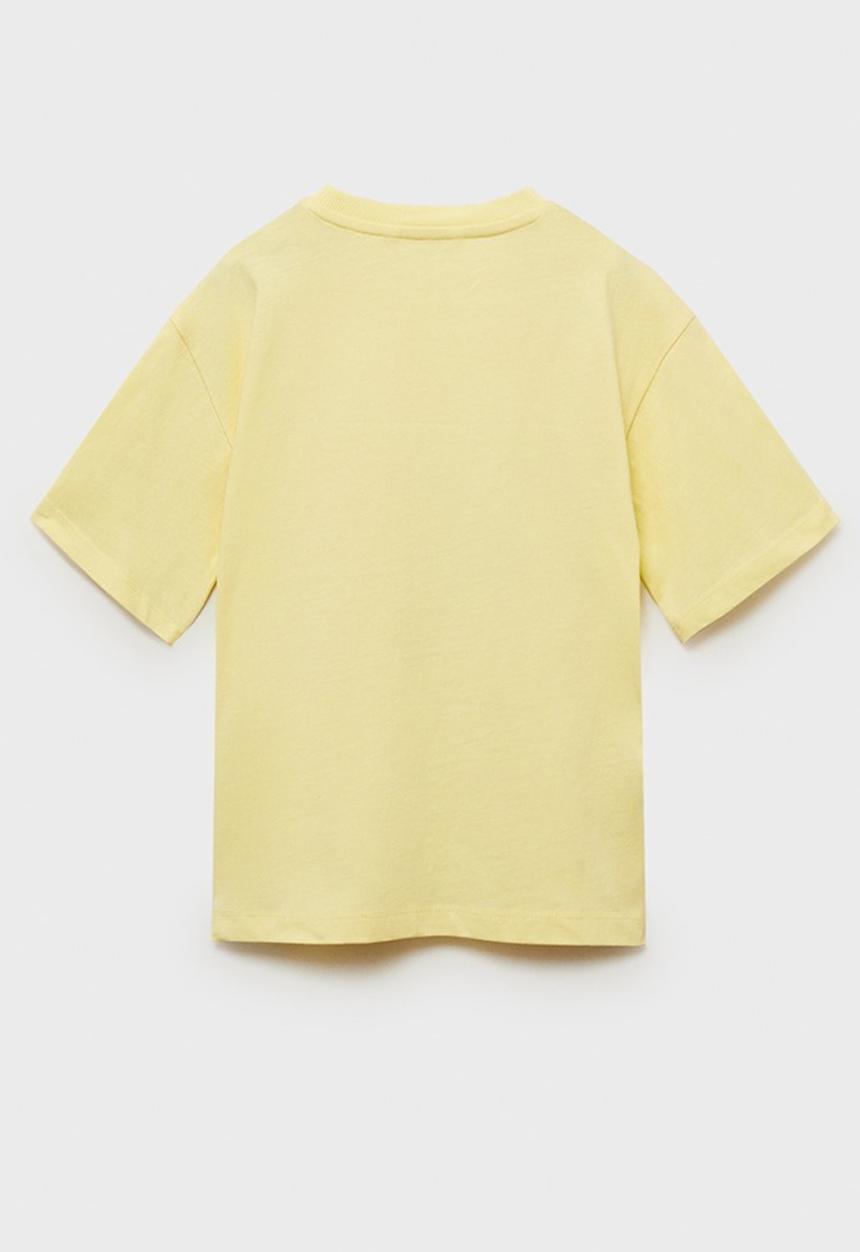 MANGO - T-shirt esen4 - yellow