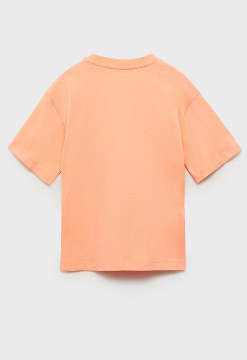 MANGO - T-shirt esen4 - orange