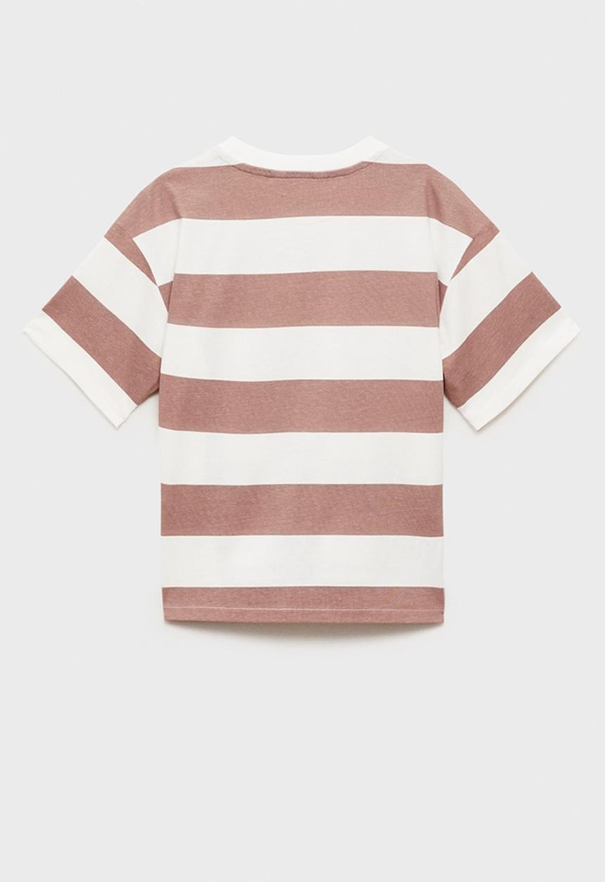 MANGO - T-shirt soder - light pastel pink