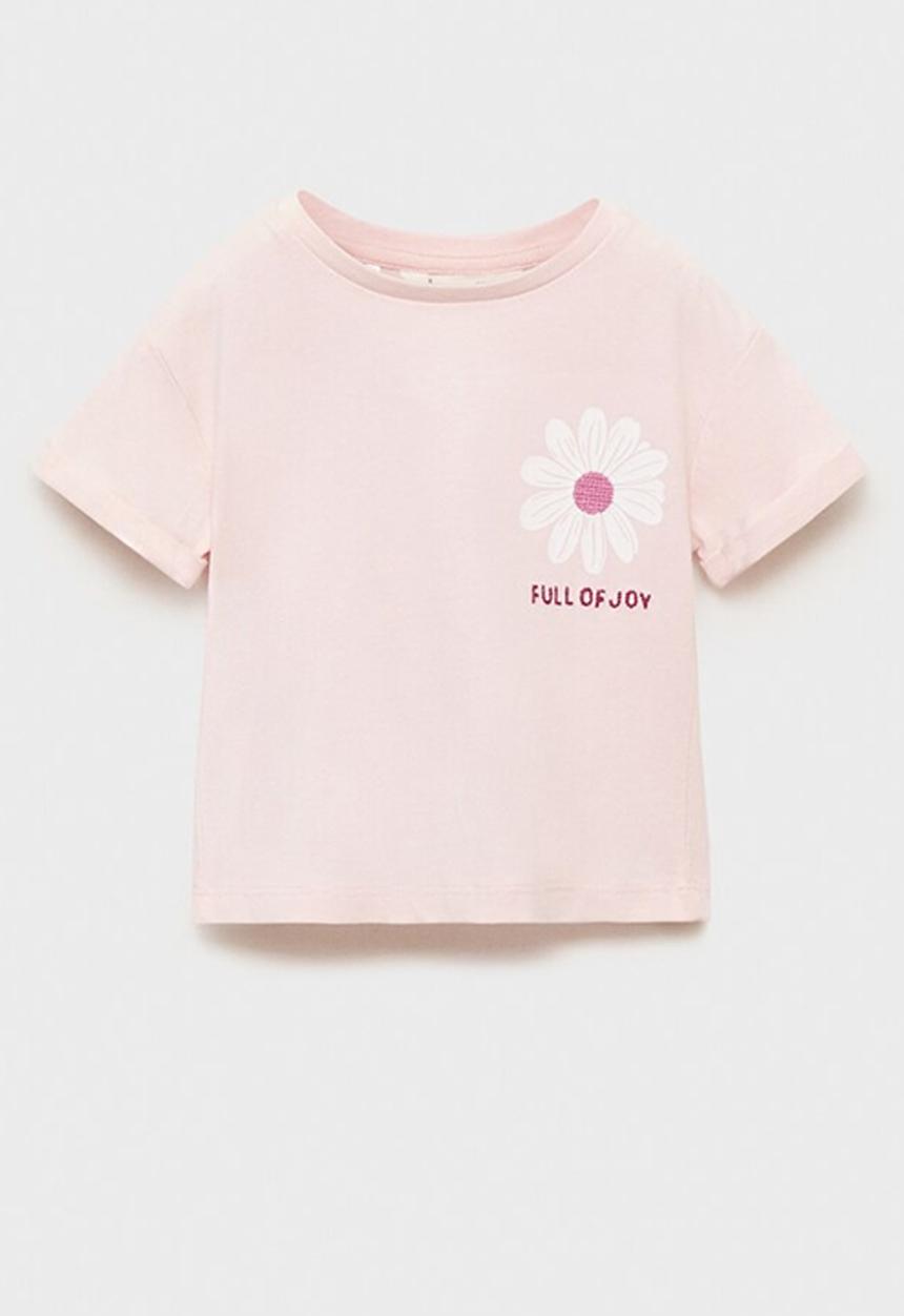 MANGO - T-shirt joy - pink