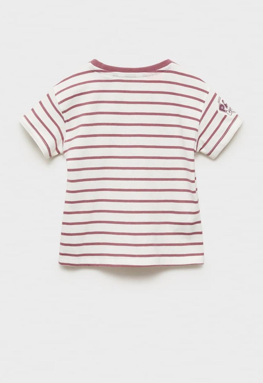 MANGO - T-shirt pawfri - dark red