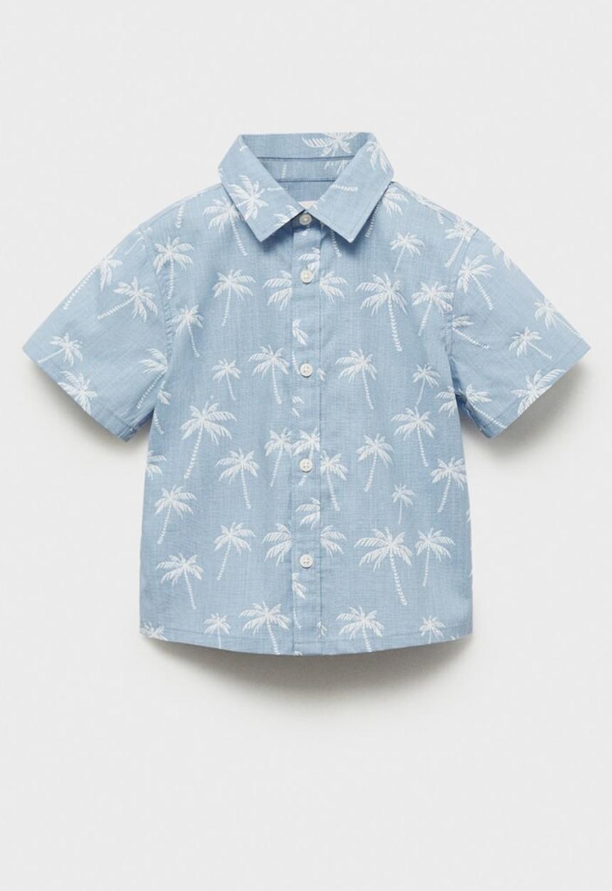 MANGO - Shirt haiti - medium blue