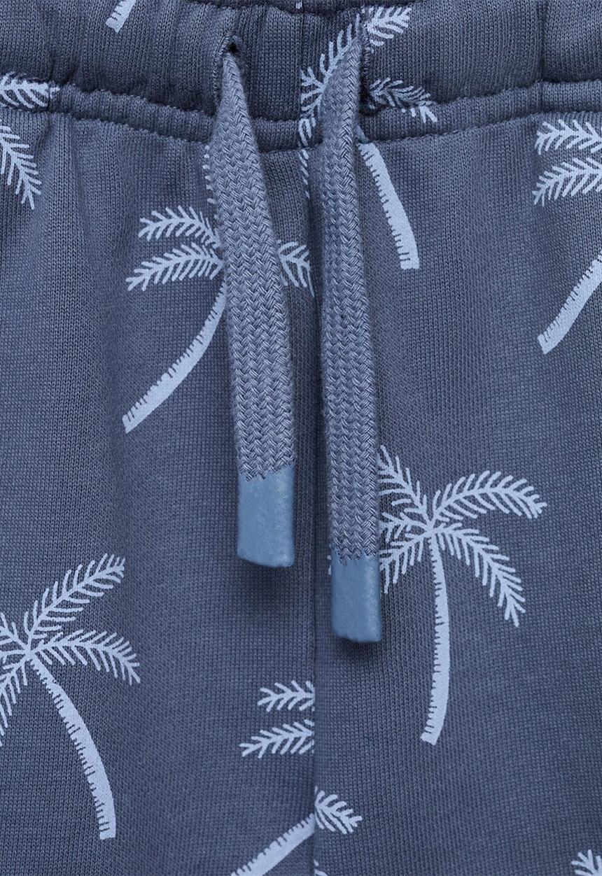 MANGO - Bermudas palmset - medium blue
