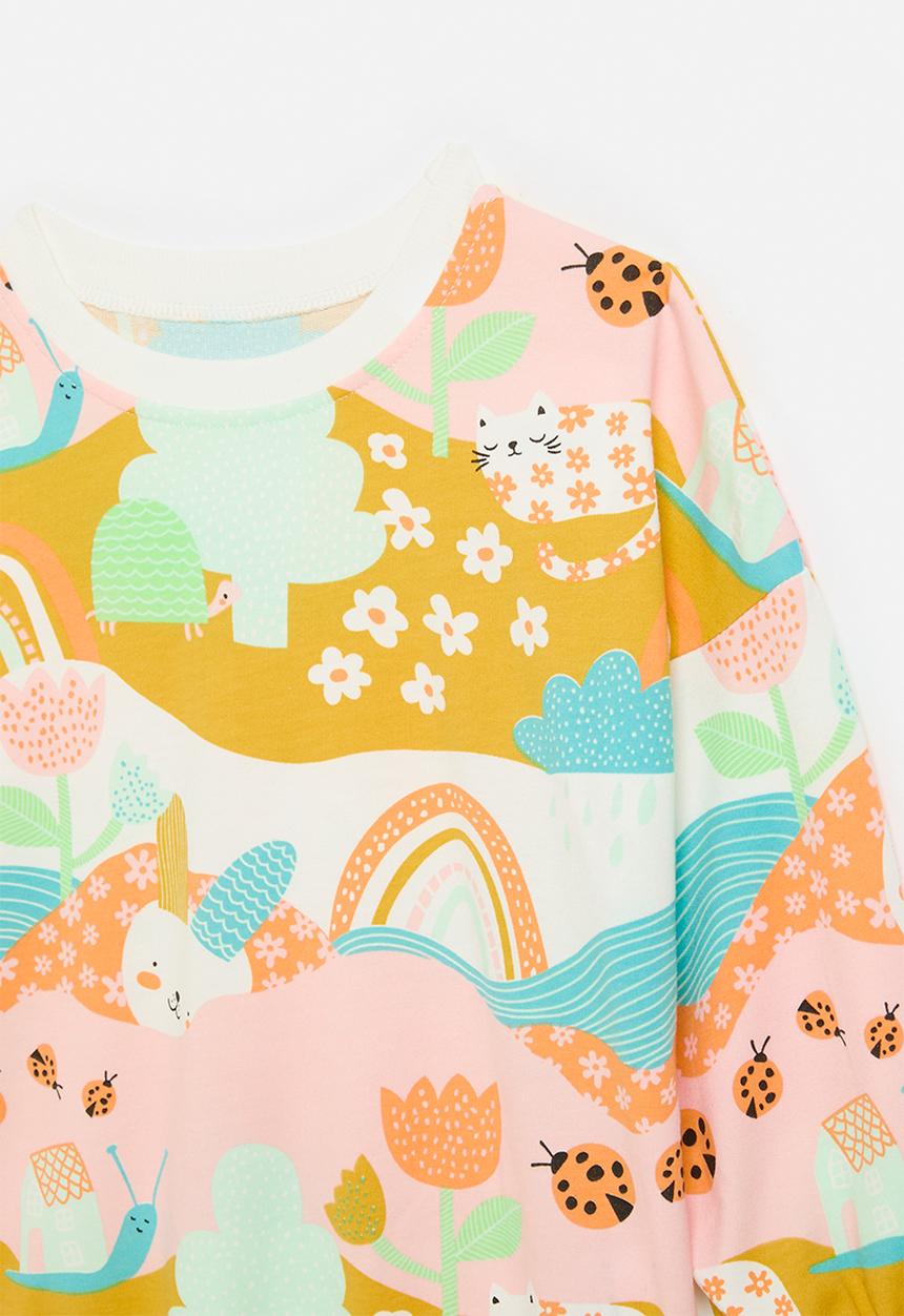 Pop Candy - Printed sweat top-multi
