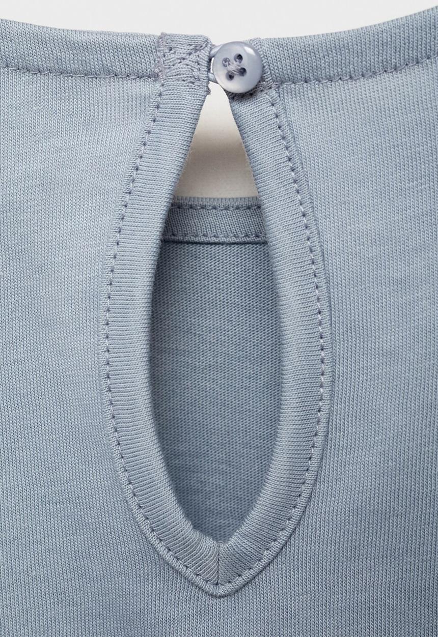 MANGO - T-shirt cotta - light/pastel blue