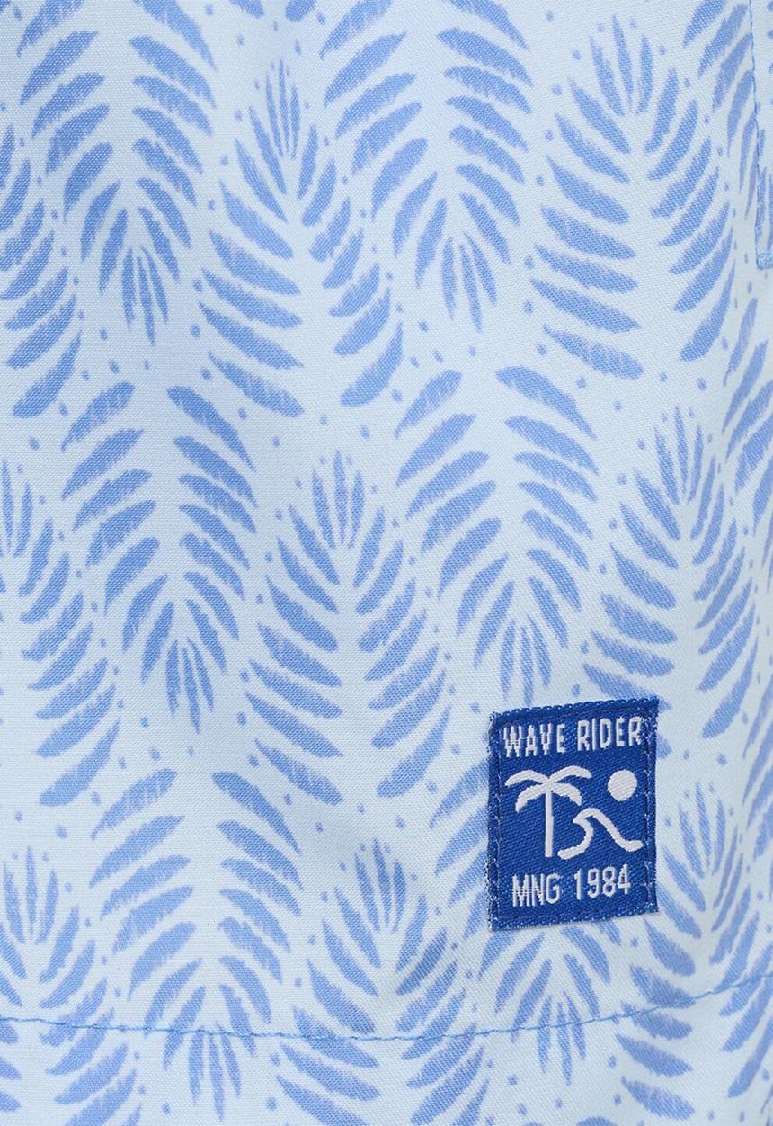 MANGO - Swimsuit indiakb - light/pastel blue