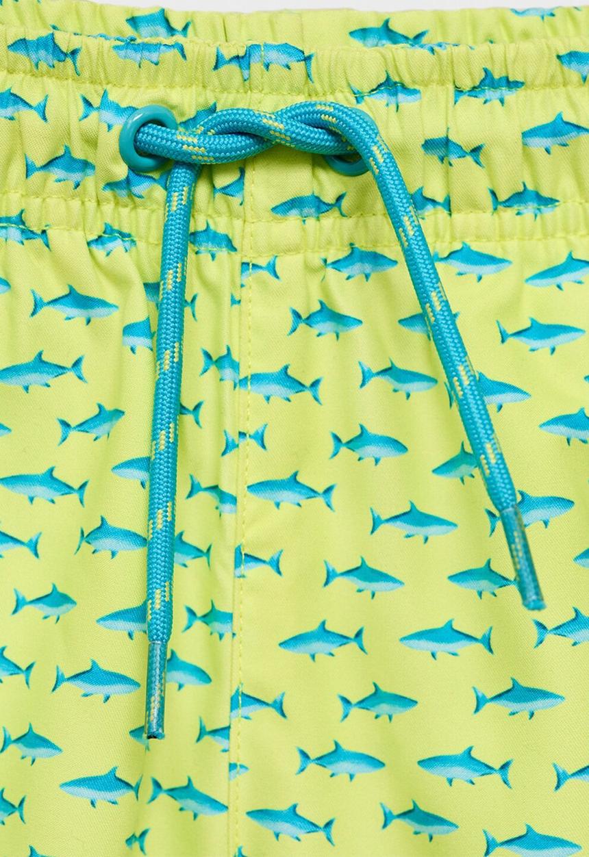 MANGO - Swimsuit sharkkb - lime