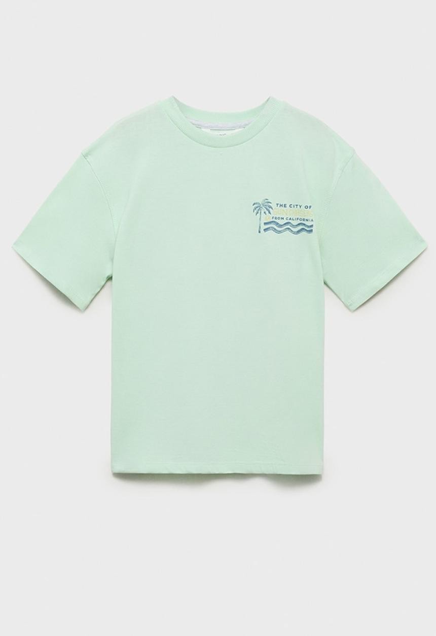 MANGO - T-shirt chasers - light/pastel green