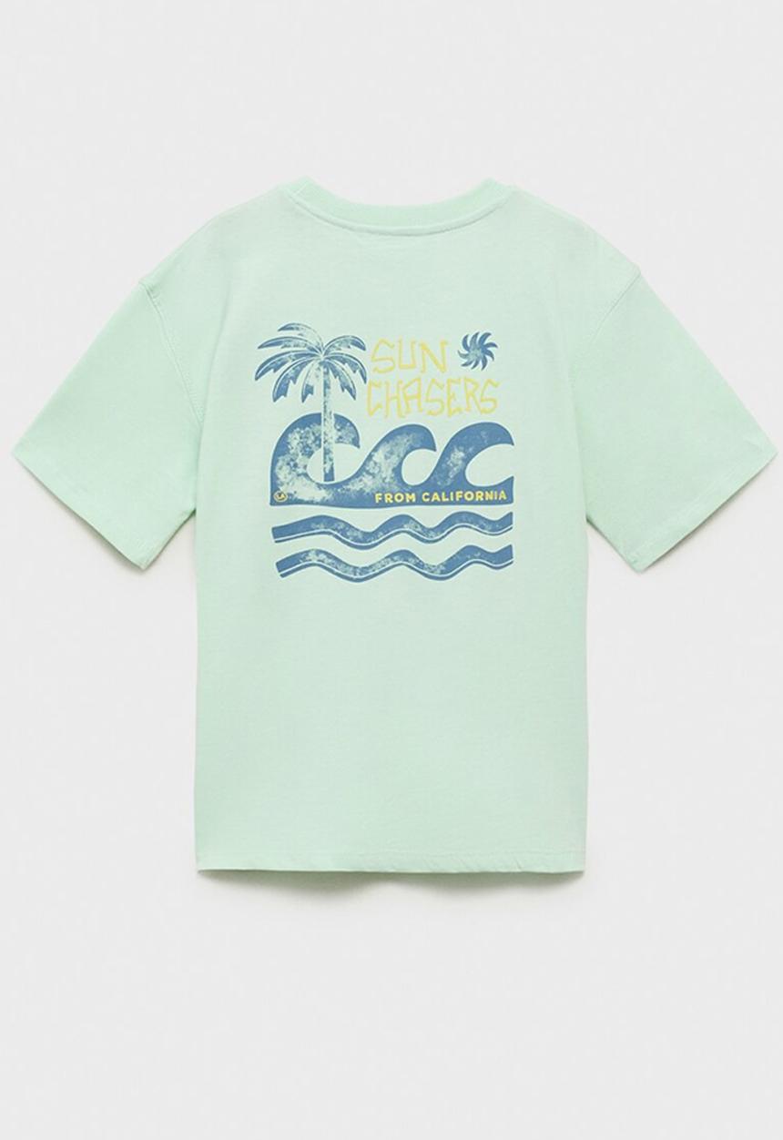MANGO - T-shirt chasers - light/pastel green