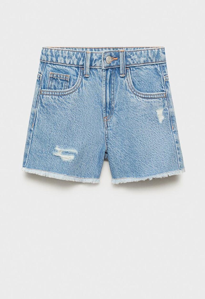 MANGO - Shorts isa - open blue