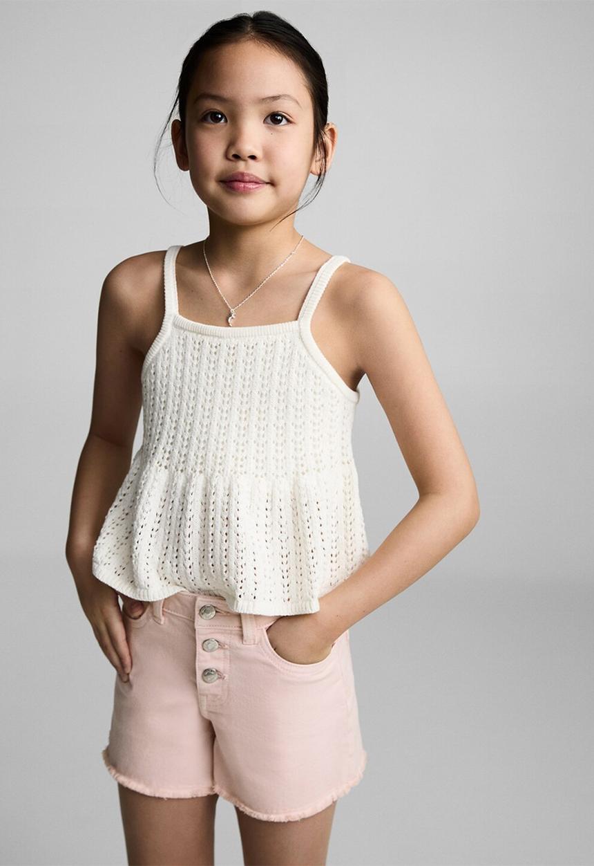 MANGO - Shorts patri - pink