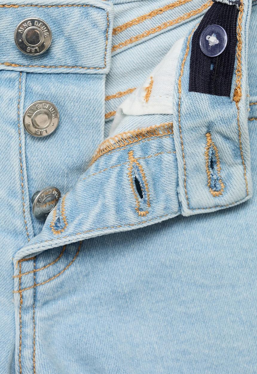 MANGO - Shorts patri - open blue
