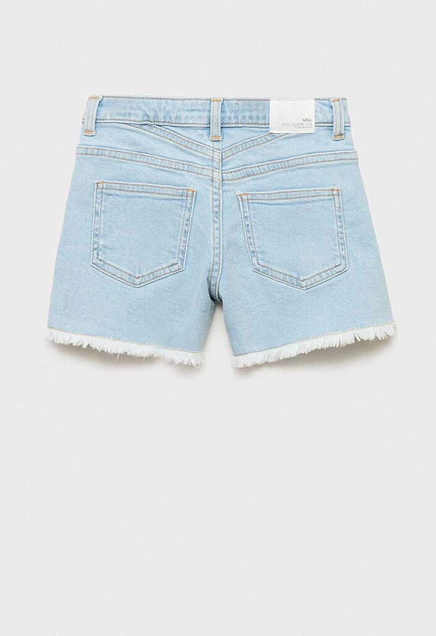 MANGO - Shorts patri - open blue