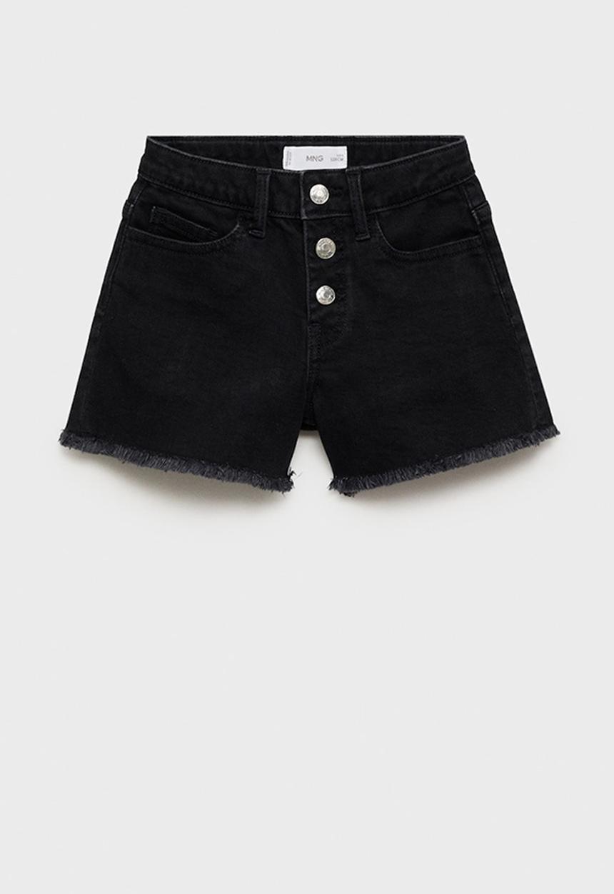 MANGO - Shorts patri - black