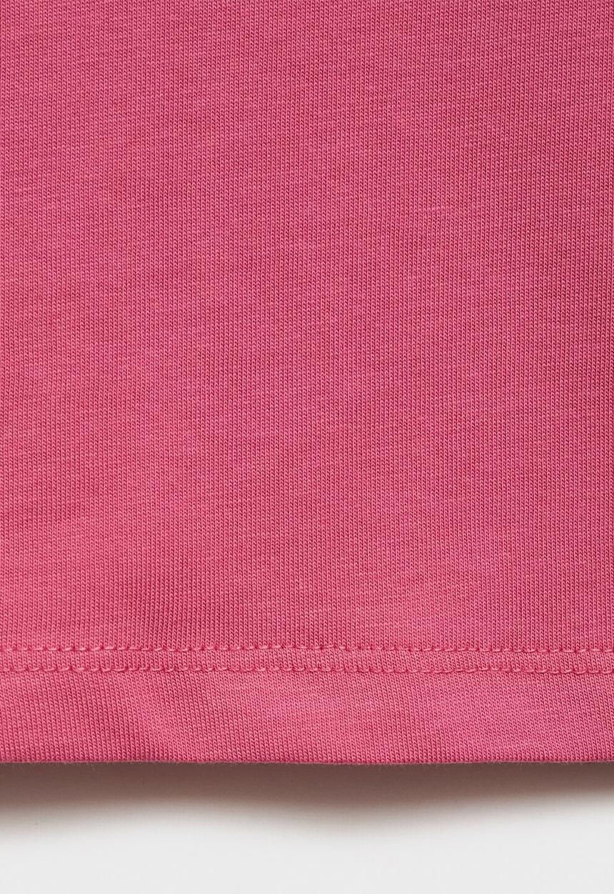 MANGO - T-shirt volanti - strawberry