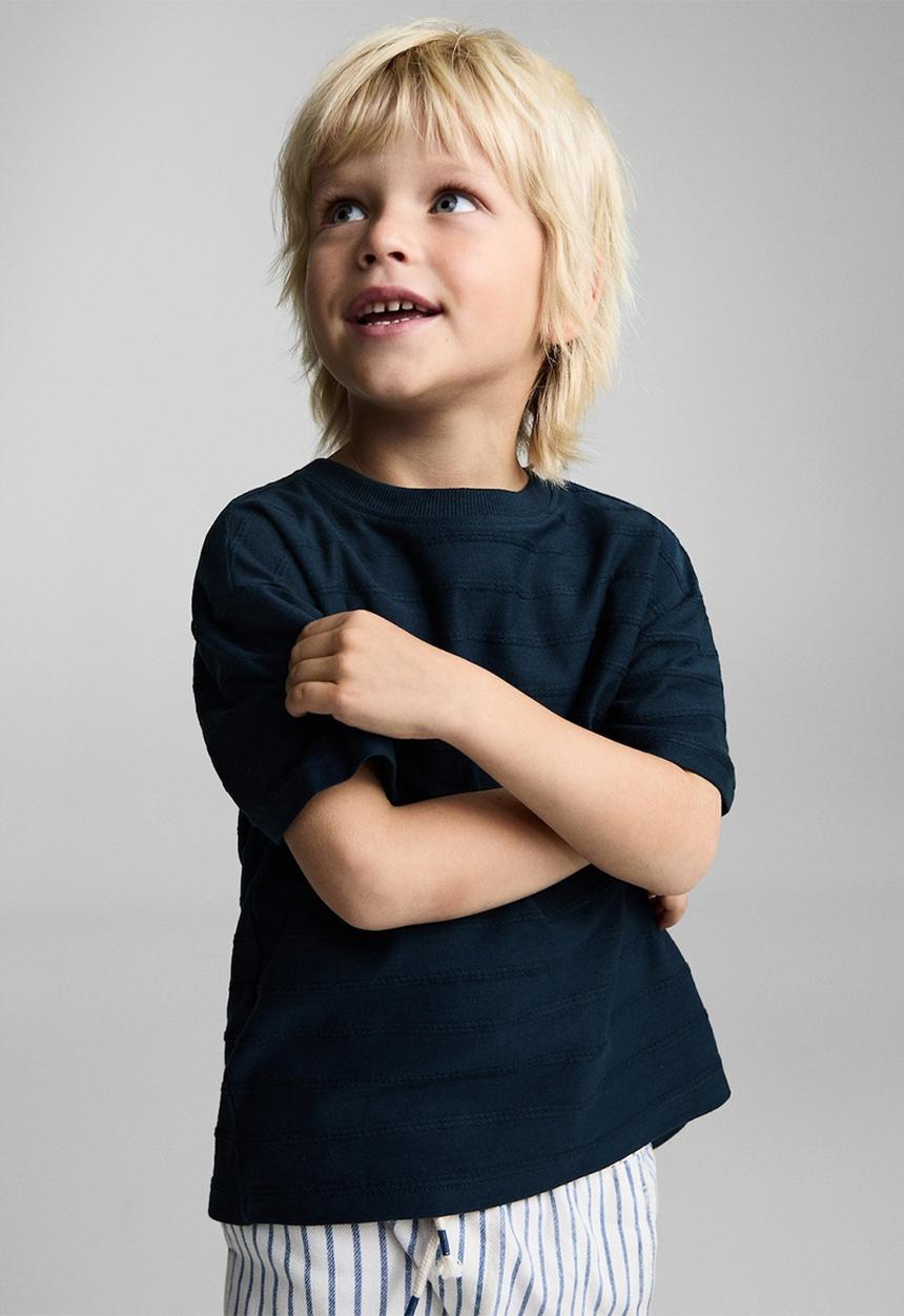 MANGO - T-shirt jackb - navy