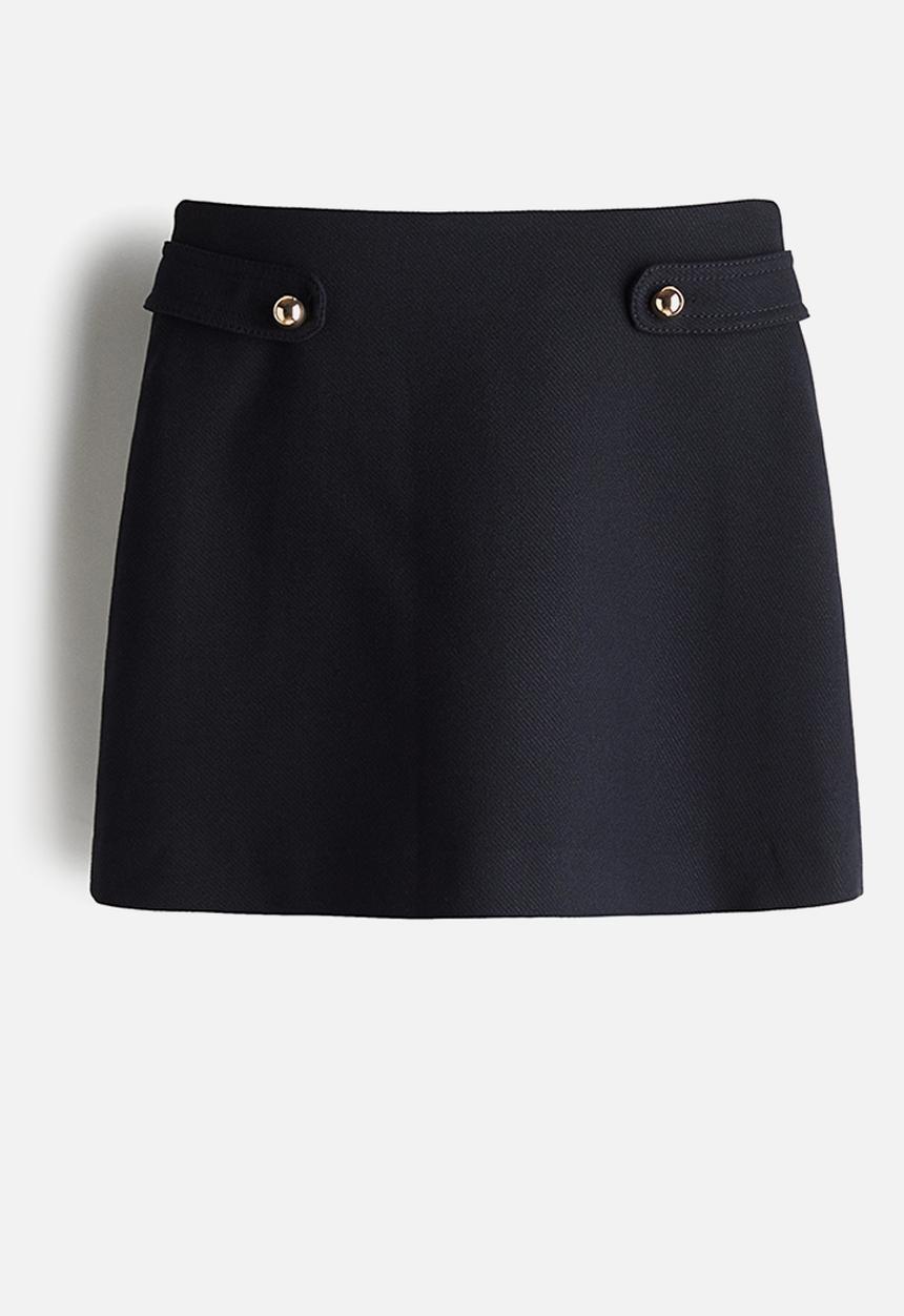 H&M - A-line skirt - navy blue