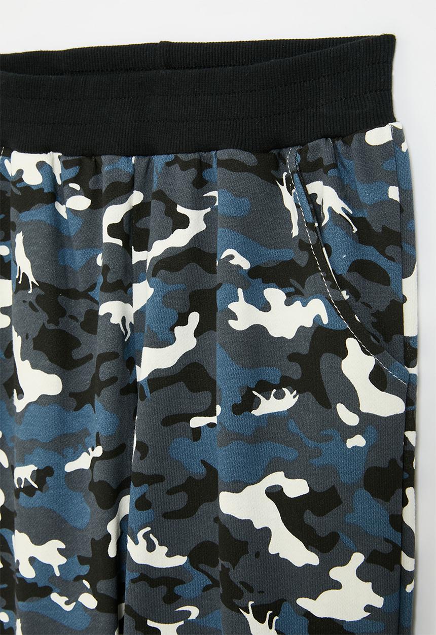 Pop Candy - Camo jogger - blue