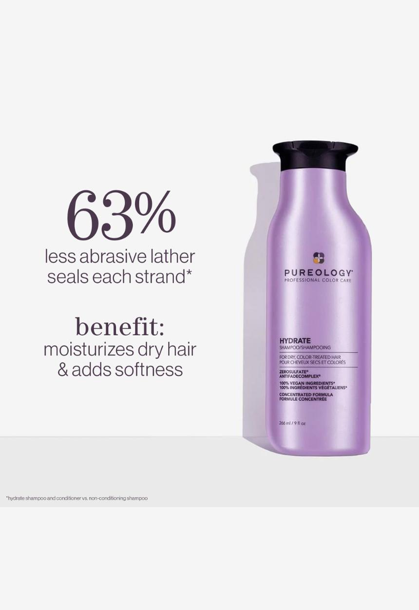 Pureology - Hydrate Shampoo Moisturising & Softening Shampoo for Dry Hair