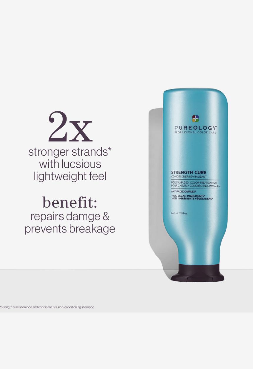 Pureology - Strength Cure Conditioner – Strength Repair for Damaged Hair 