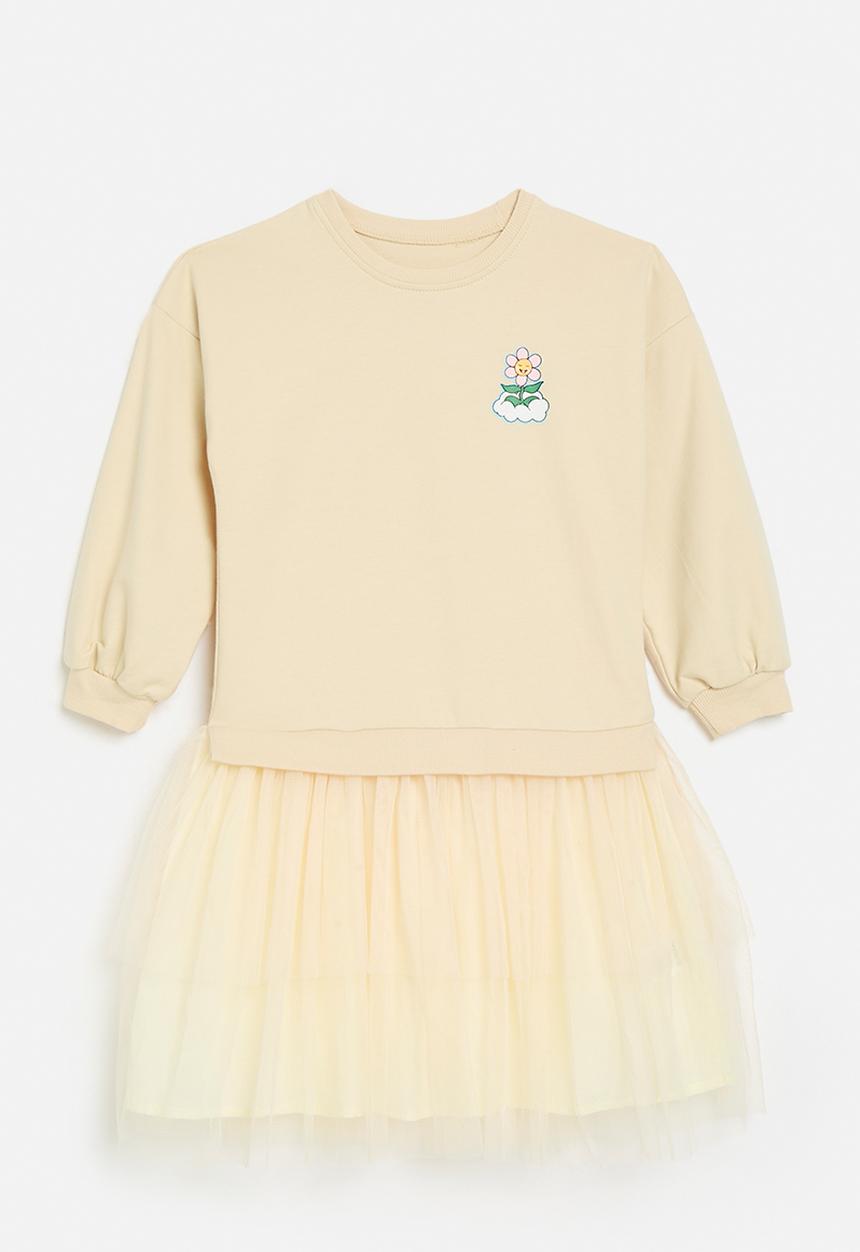 Pop Candy - Combo dress - neutral