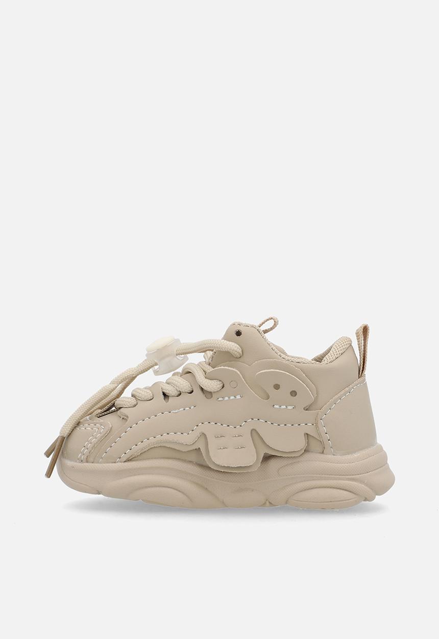 Pop Candy - Lace up sneakers - beige