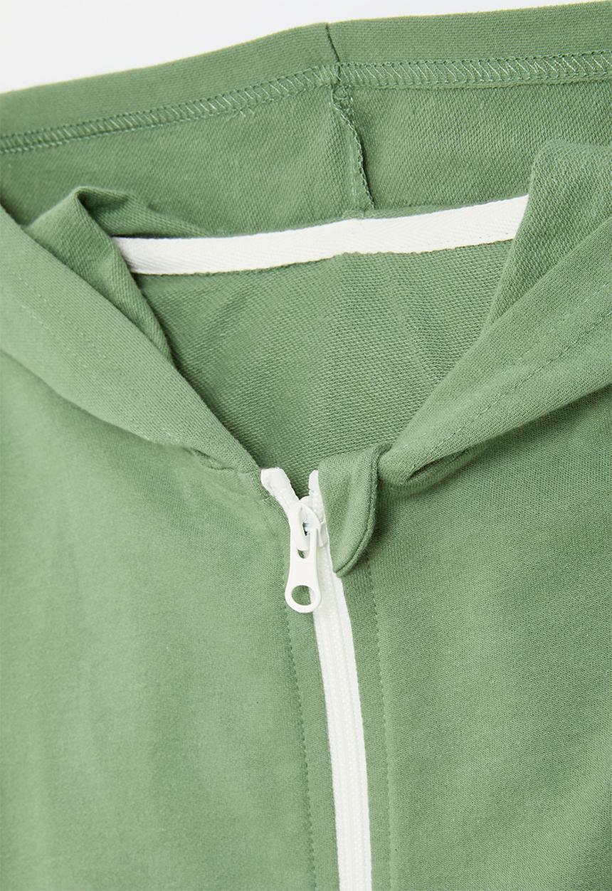 Pop Candy - Zip up hoodie-green
