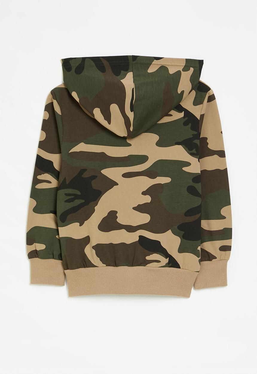 Pop Candy - Camo Zip up hoodie-multi