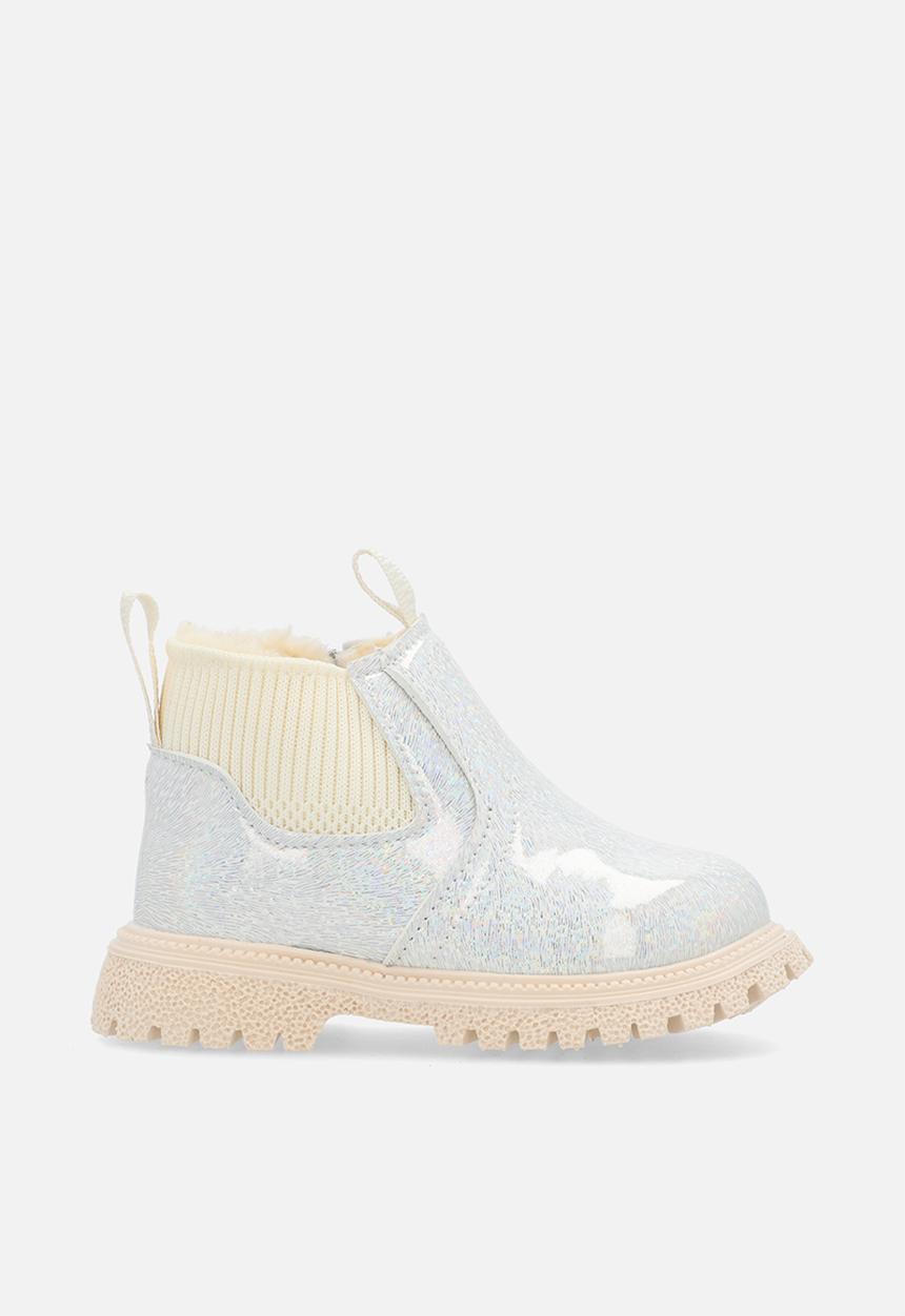 Pop Candy - Metallic PU boots - silver