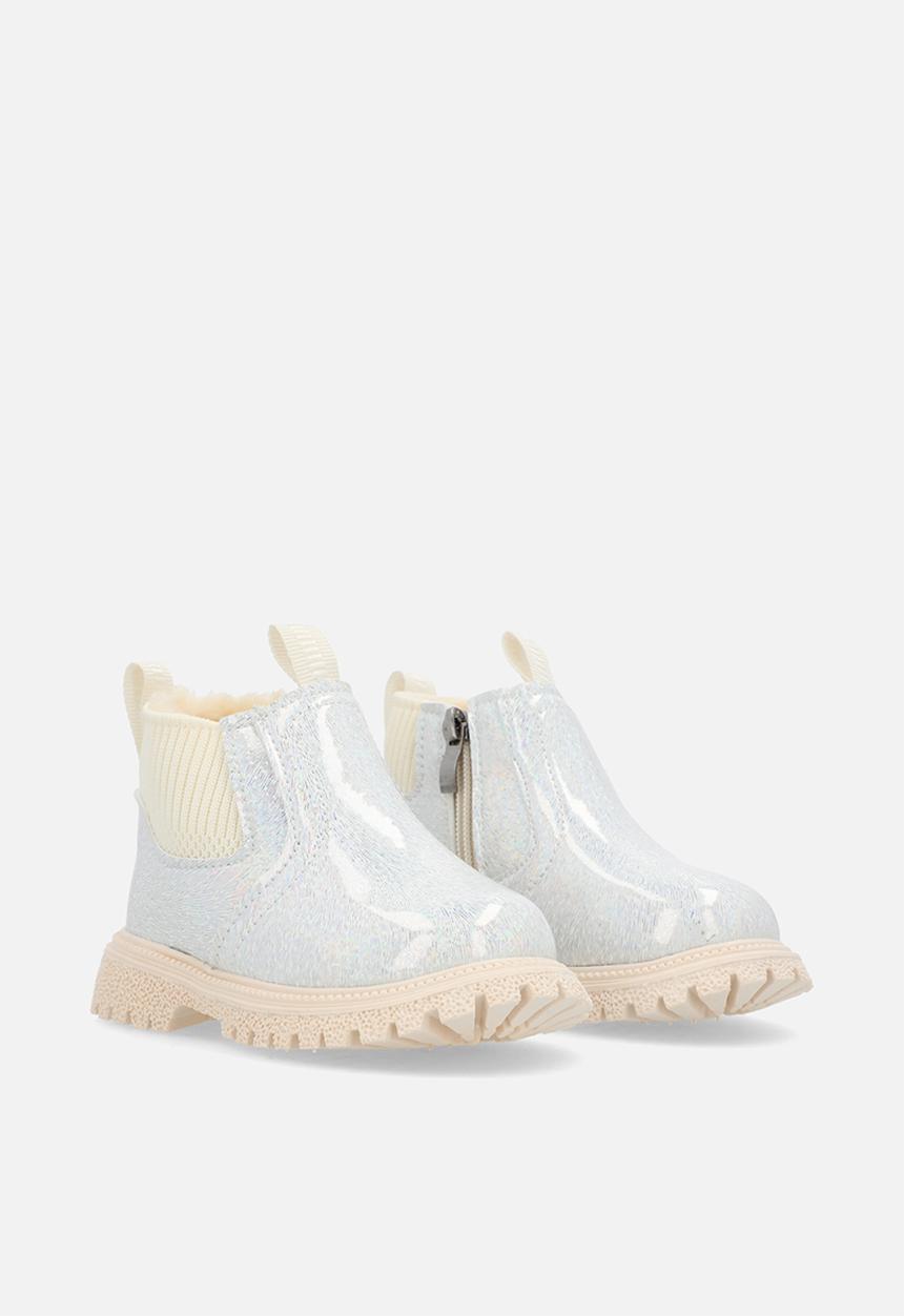 Pop Candy - Metallic PU boots - silver
