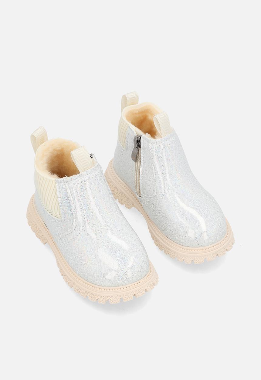 Pop Candy - Metallic PU boots - silver