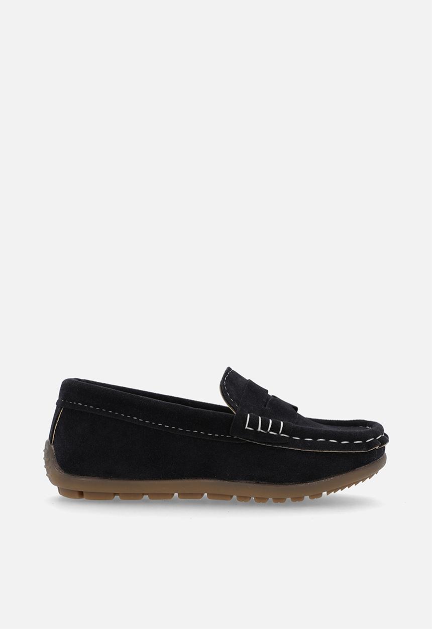 Pop Candy - Faux suede loafers - black