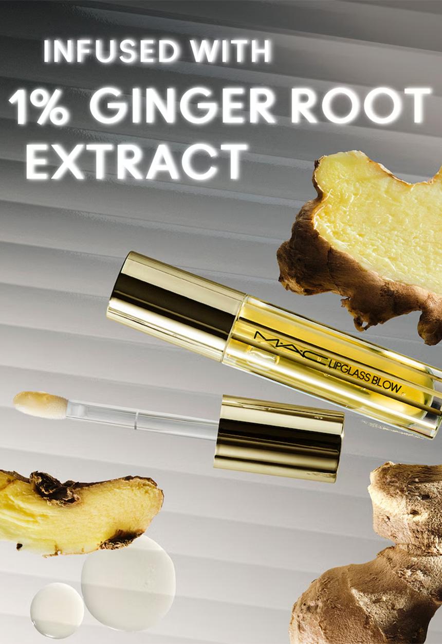 MAC - Lipglass Blow Plumping Oil - Ginger Zinger