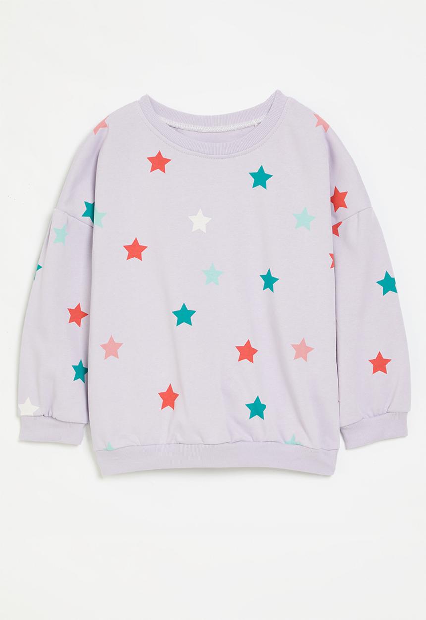 Pop Candy - Printed sweat top-purple
