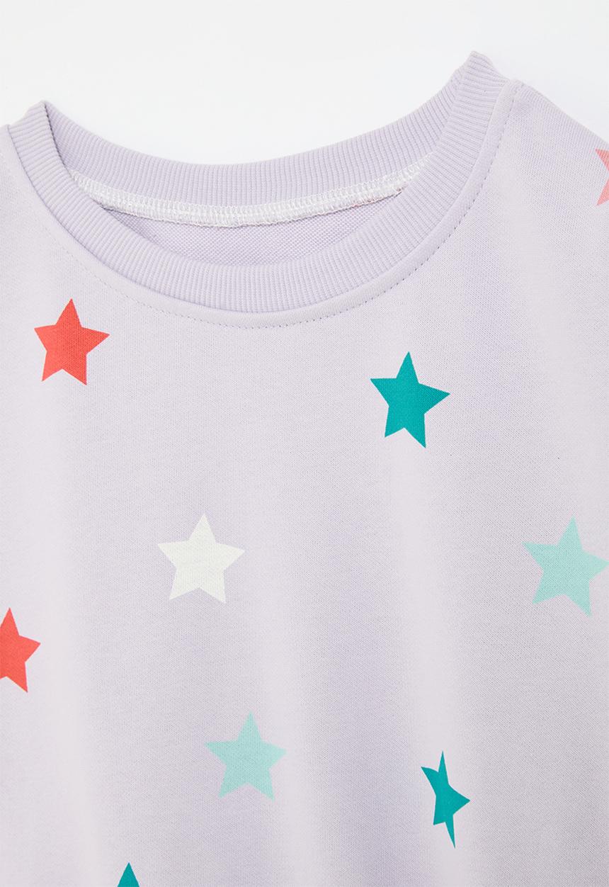 Pop Candy - Printed sweat top-purple