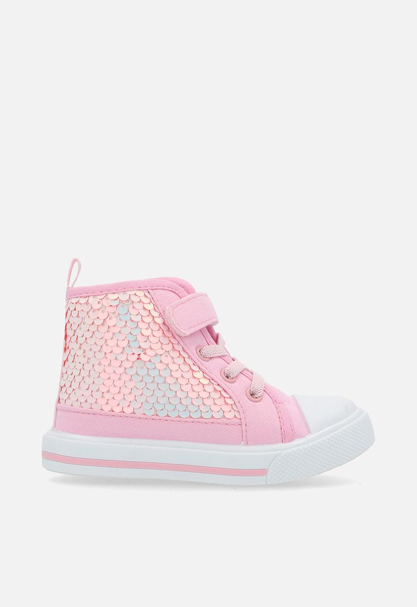 Pop Candy - Sequined sneakers - pink