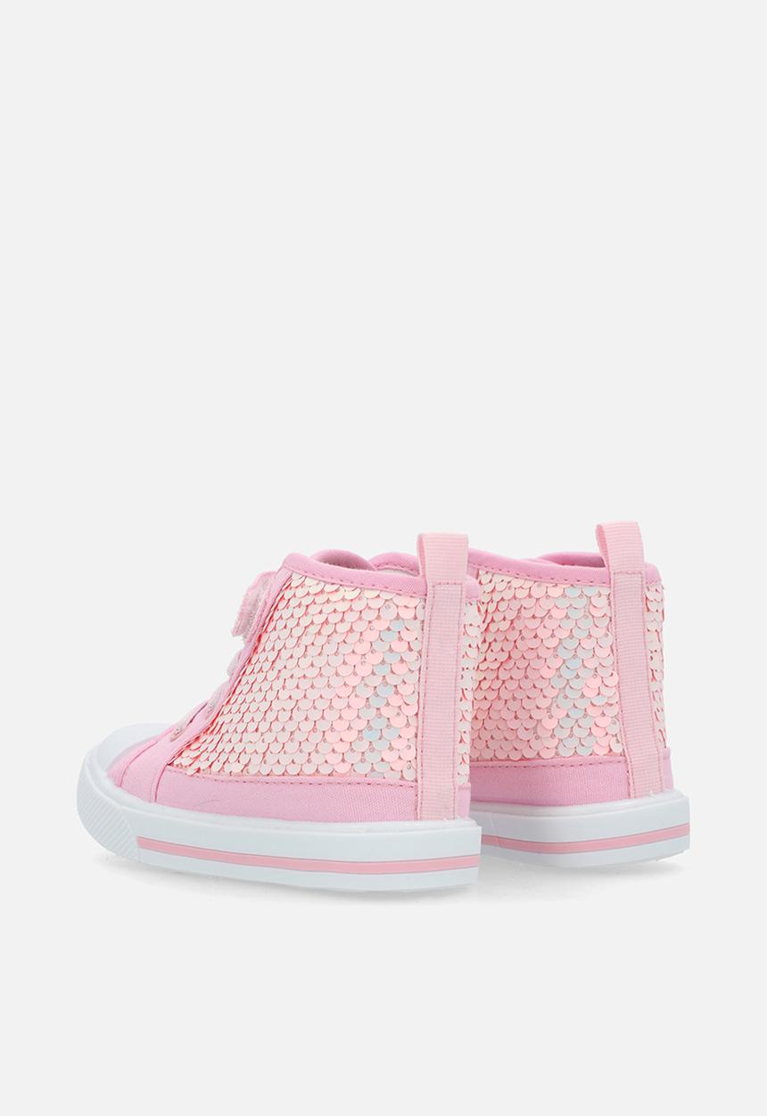 Pop Candy - Sequined sneakers - pink