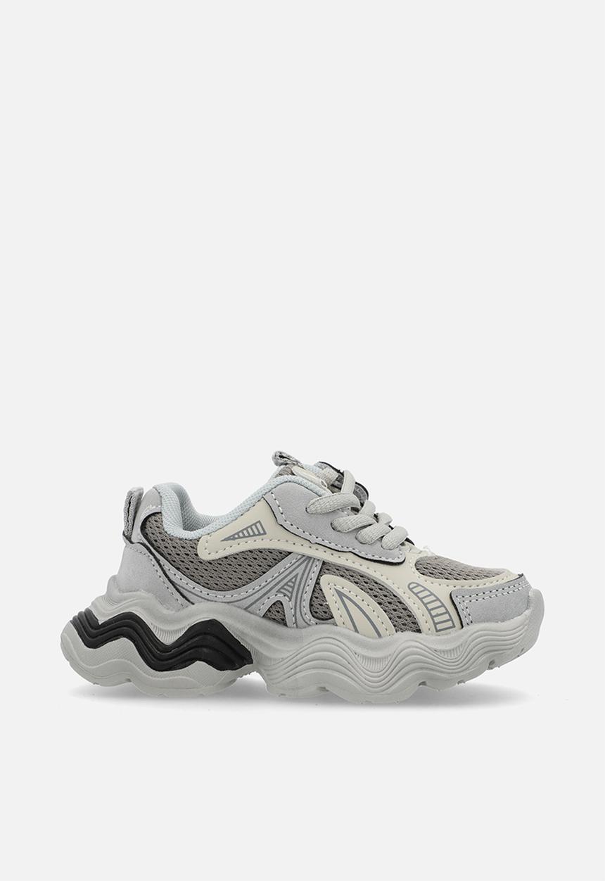 Pop Candy - Lace up chunky sneakers - grey